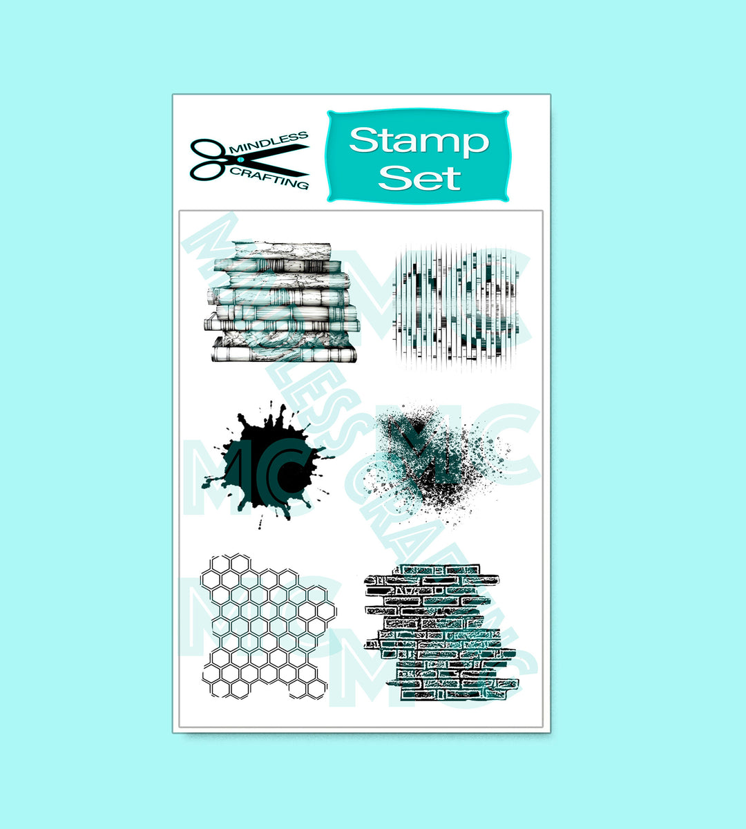 Textures 2 Stamp Set – Mindless Crafting